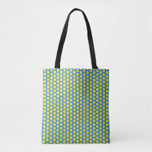 Bolso De Tela Diviértete Clásico Amarillo Patrón de Pickleball e