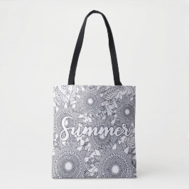 Bolso De Tela Diviértete coloreando Mandalas de Verano