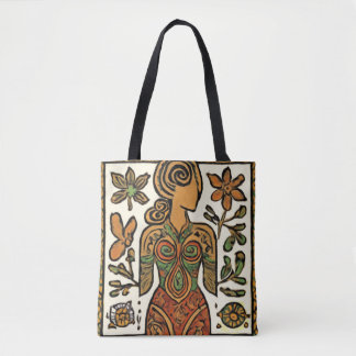 Bolso De Tela Divina Diosa Femenina de la Tierra