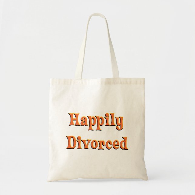 Bolso De Tela Divorcio feliz (Frente)