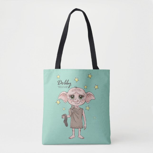 Bolso De Tela Dobby Watercolor Character Art (Anverso)