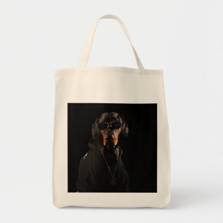 Bolso De Tela Doberman genial