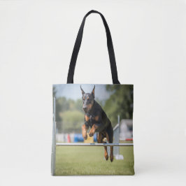 Bolso De Tela Doberman Pinscher Elegant Tote Bag
