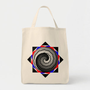 Bolso De Tela Doble espiral Yin Yang por Kenneth Yoncich