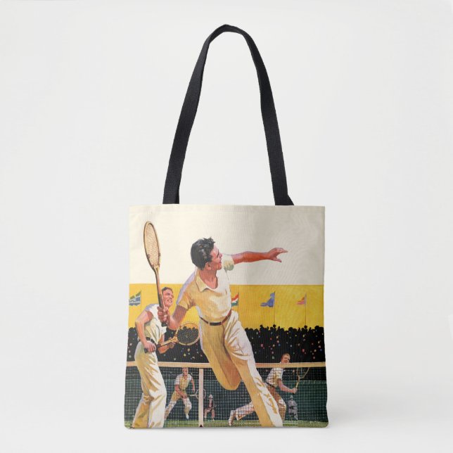 Bolso De Tela Doble partido de tenis (Anverso)