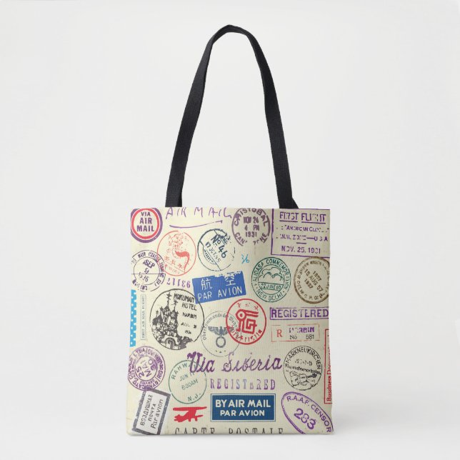 Bolso De Tela Documento de época: Colección de conjunto de sello (Anverso)