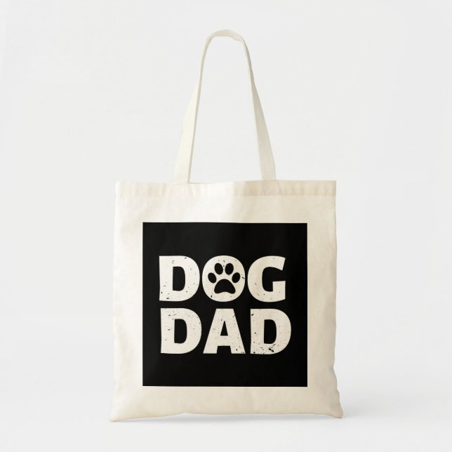 Bolso De Tela Dog Dad (Frente)