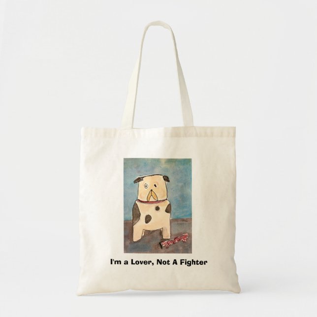 Bolso De Tela Dog Lover tote-bag  (Frente)