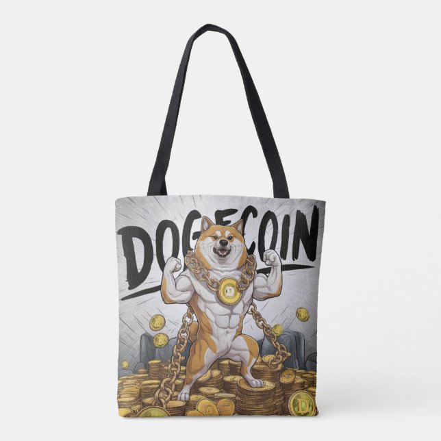 Bolso De Tela Doge Dog (Reverso)
