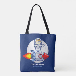 Bolso De Tela Dogecoin A La Cripta Del Perro Espacial Del Cohete