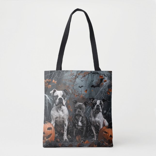Bolso De Tela Doggy de la noche norteamericana Staffordshire Hal (Anverso)