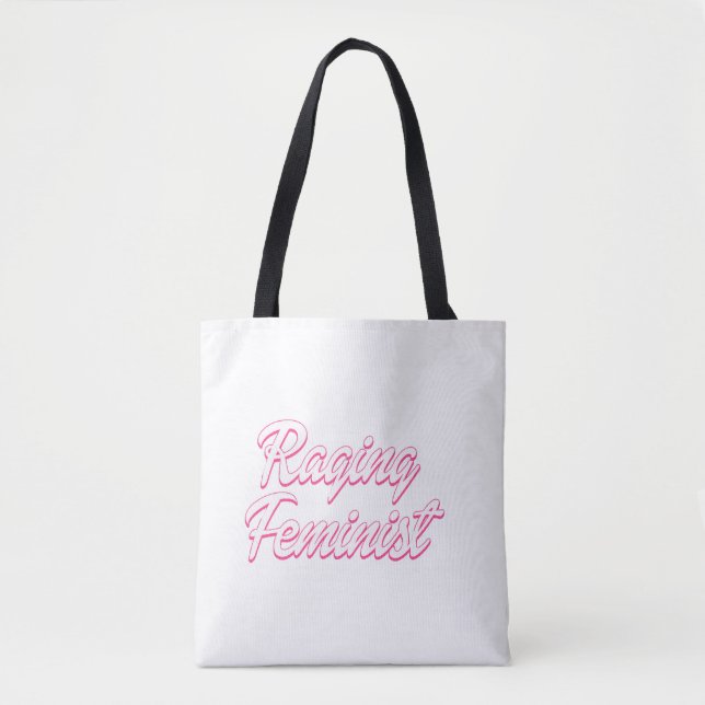 Bolso De Tela Dolor feminista furioso (Anverso)