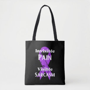 Bolso De Tela Dolor invisible sarcástico