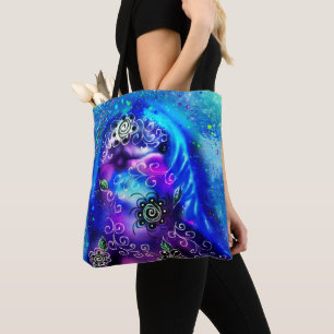 Bolso De Tela Dolphin azul azul azul Verde azulado costero Nauti