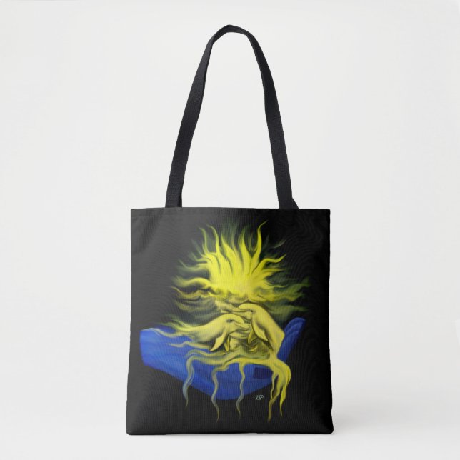 Bolso De Tela Dolphin Love (Anverso)