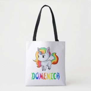 Bolso De Tela Domenica Unicorn