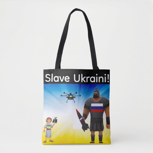 Bolso De Tela Dominio de drones ucranianos  (Anverso)