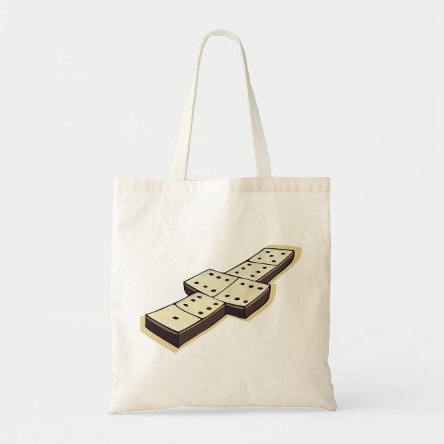 Bolso De Tela Dominos Game Tote Bag (Frente)