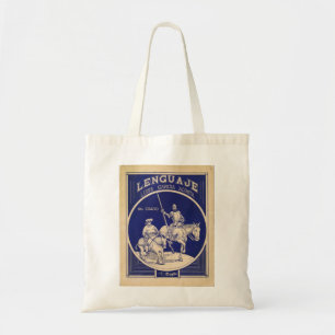 Bolso De Tela Don Quijote 1962 del texto de la lengua española