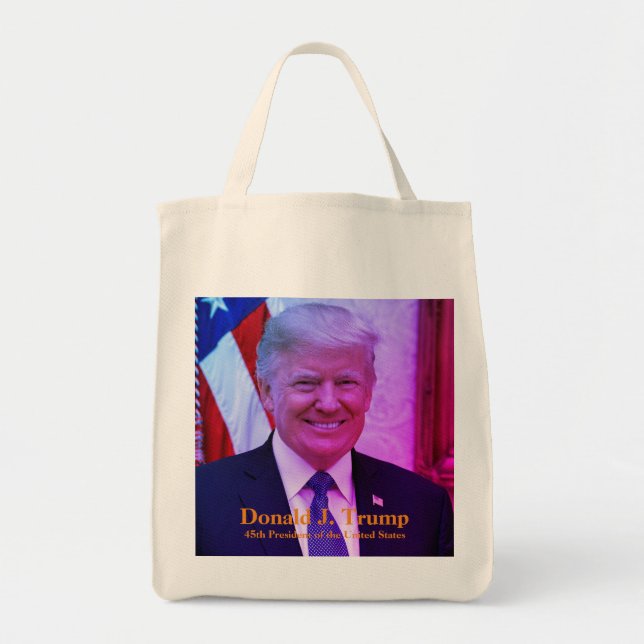 Bolso De Tela Donald J. Trump - 45° presidente de Estados Unidos (Frente)