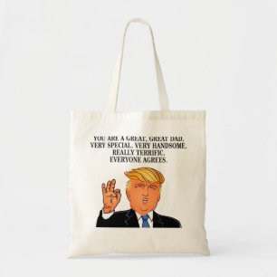 Bolso De Tela Donald Trump - cumpleaños fabuloso del día de
