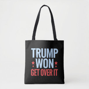 Bolso De Tela Donald Trump Ganó Acéptalo 2024 Trump Ganó