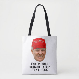 BOLSO DE TELA DONALD TRUMP MAGA PERSONALIZADA