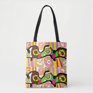 Bolso De Tela Donas divertidas