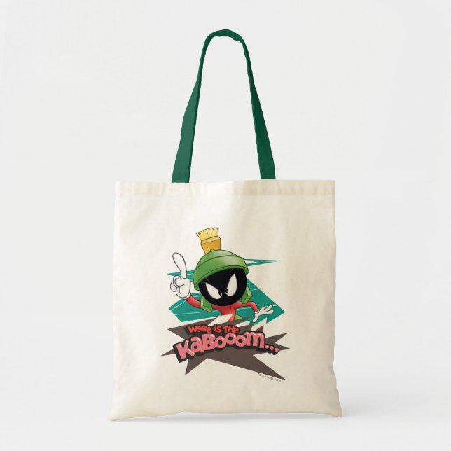 Bolso De Tela "¿Dónde está la Kabooom" MARVIN THE MARTIAN™ Point (Frente)