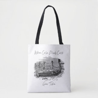 Bolso De Tela Donde la Calma Encuentra la Captura
