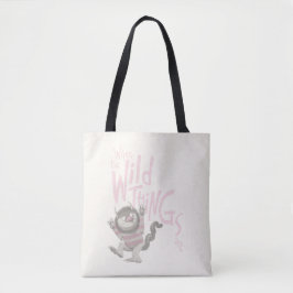 Bolso De Tela Donde las cosas salvajes Quote - Rosa