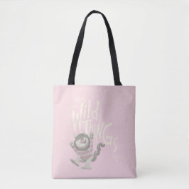 Bolso De Tela Donde las cosas salvajes Quote - Rosa