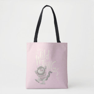 Bolso De Tela Donde las cosas salvajes Quote - Rosa