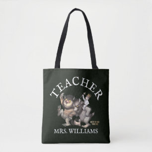 Bolso De Tela Donde las Cosas Salvajes Teacher