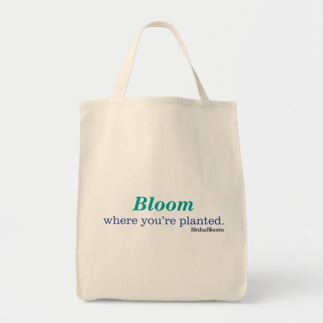 Bolso De Tela Donde le plantan (Frente)