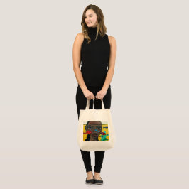 Bolso De Tela Donde nadan los pensamientos | Arte de mujer negra