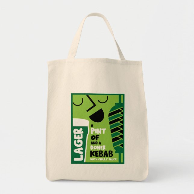 Bolso De Tela Doner Kebab (Frente)