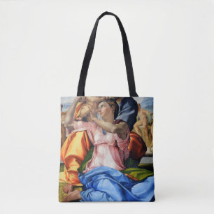 Bolso De Tela Doni Tondo, Doni Madona (detalle), Michelangelo, 1