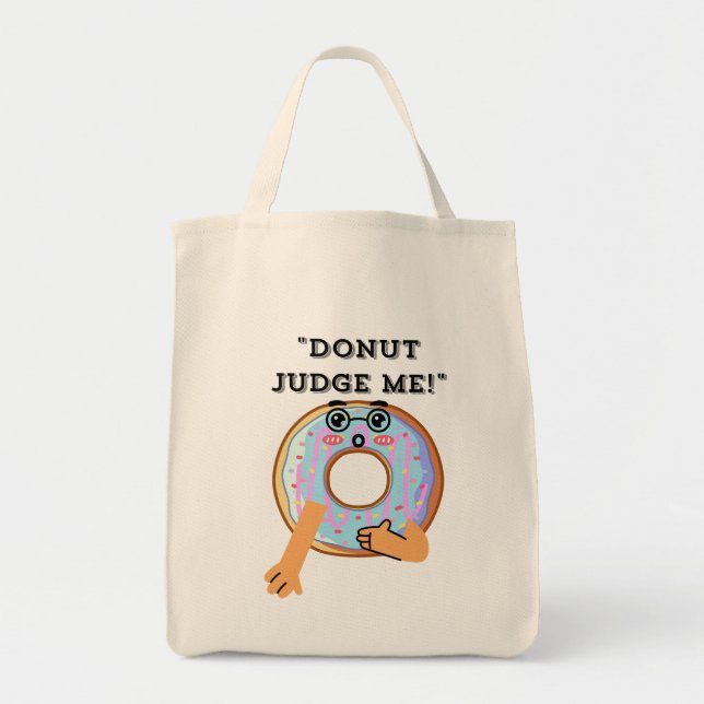 BOLSO DE TELA DONUT JUZGAME (Frente)