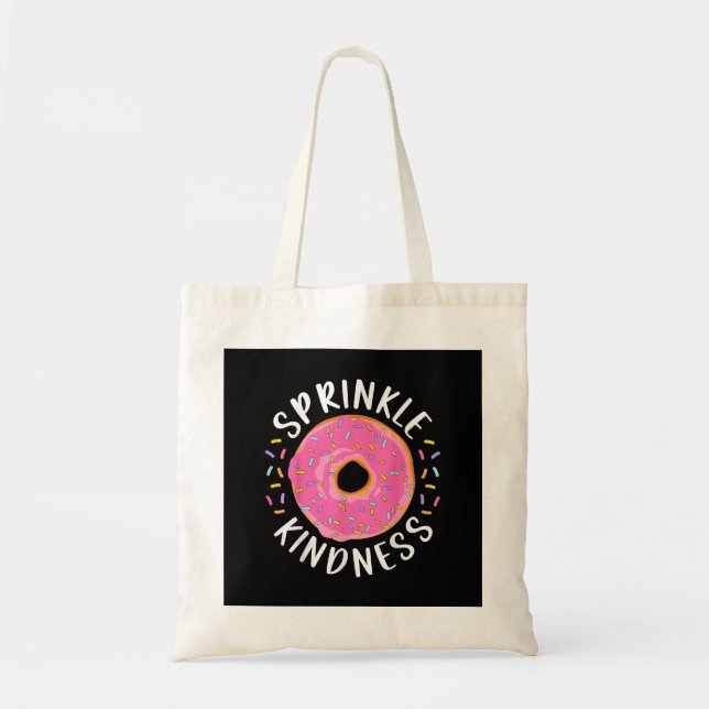 Bolso De Tela Donut Sprinkle Kindness Chicas graciosas (Frente)