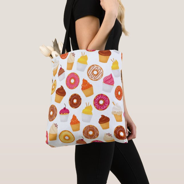 Bolso De Tela Donuts & Cupcakes   (Detalle)