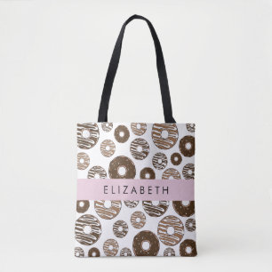 Bolso De Tela Donuts de chocolate, donuts de caramelo, gritos, t