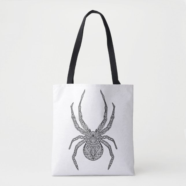 Bolso De Tela Doodle 2 de la araña (Anverso)