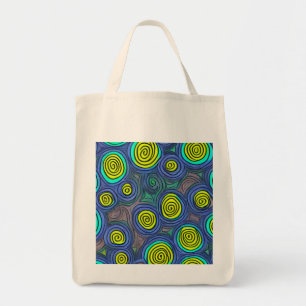 Bolso De Tela Doodle Art Swirls