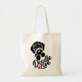 Bolso De Tela Doodle Dog Love