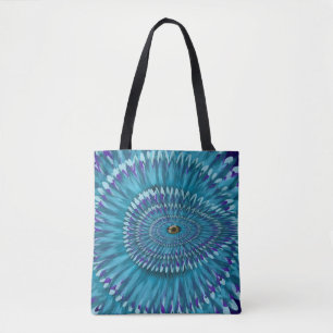 Bolso De Tela Doodle jurásico redondo TE VEO 