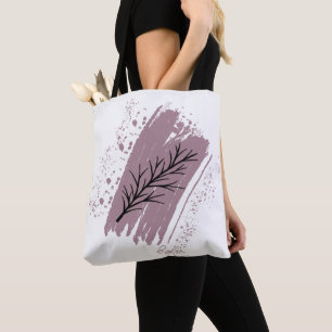 Bolso De Tela Doodles de hojas silvestres