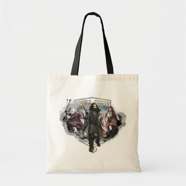 Bolso De Tela Dori, Kili y Bifur (Frente)