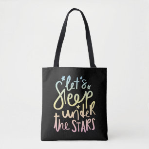 Bolso De Tela Dormamos bajo las estrellas