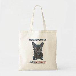 Bolso De Tela Dormilón Profesional Perro Bulldog Francés Azul Di